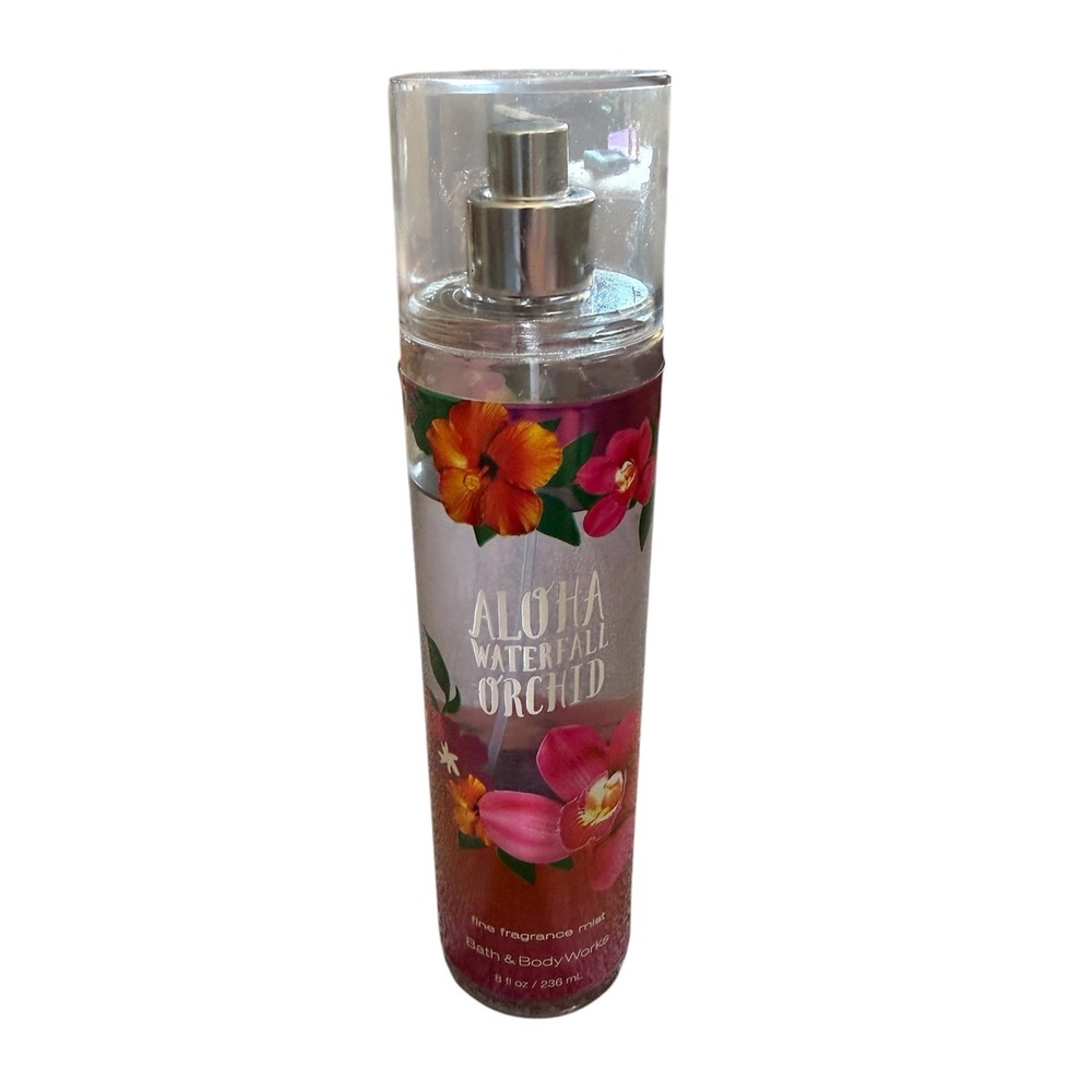 Bath & Body Works 98% FULL Aloha Waterfall Orchid RARE Fine Fragrance‎ Mist